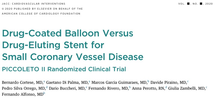 PICCOLETO II published in JACC Int.